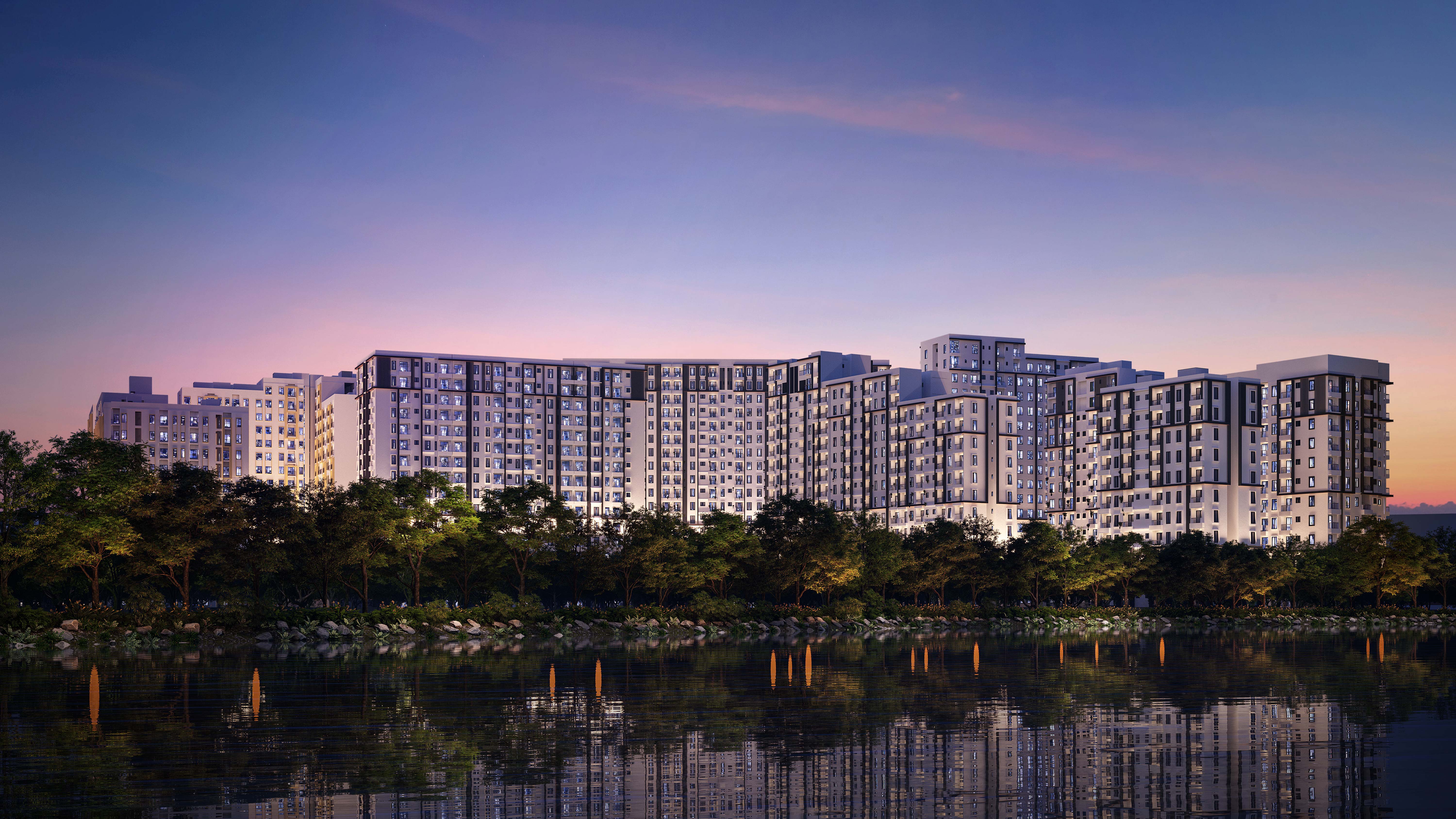 Building Exterior Night View